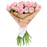  Букет с доставкой из роз Аква высотой 50 см - Фотография 1