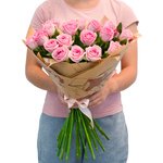  Букет с доставкой из роз Аква высотой 50 см - Фотография 2