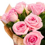  Букет с доставкой из роз Аква высотой 50 см - Фотография 4