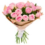  Букет с доставкой из роз Аква высотой 50 см - Фотография 5