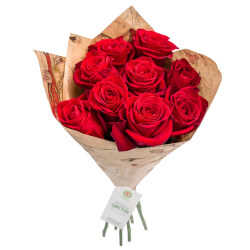 Букет «Букет 9 алых роз»