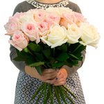 Букет из кенийских пионовидных роз в Санкт-Петербурге - Фотография 2