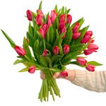 Букет из красных тюльпанов в Санкт-Петербурге - Фотография 4