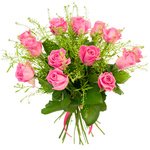 Прекрасное сочетание гринбелла и розы кустовой - Фотография 1