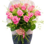 Прекрасное сочетание гринбелла и розы кустовой - Фотография 3