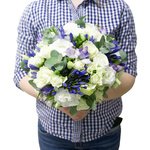 Волшебный букет невесты в нежных сиренево-бело-синих тонах в Санкт-Петербурге - Фотография 3 Волшебный букет невесты в нежных сиренево-бело-синих тонах в Санкт-Петербурге - Фотография 3