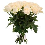 Букет из 25 белых роз в Санкт-Петербурге - Фотография 2