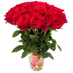 Букет из 31 красной розы в Санкт-Петербурге - Фотография 1