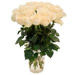 Букет из 31 белой розы в Санкт-Петербурге - Фотография 3