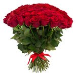 Букет из 101 красной розы в Санкт-Петербурге - Фотография 2