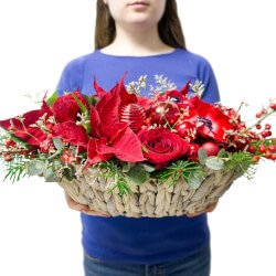 Букет «Цветы с рождественской ярмарки» Букет «Цветы с рождественской ярмарки»