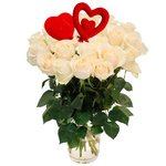 Букет из белых роз в Санкт-Петербурге - Фотография 1