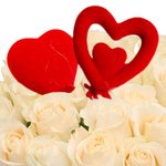 Букет из белых роз в Санкт-Петербурге - Фотография 2