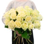 Букет из белых роз по акции в Санкт-Петербурге - Фотография 2