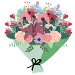 Букет до 10000 рублей с доставкой в Санкт-Петербурге - Фотография 1