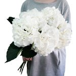 Букет белая гортензия в Санкт-Петербурге - Фотография 2