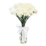 Букет из белых гвоздик в Санкт-Петербурге - Фотография 6 Букет из белых гвоздик в Санкт-Петербурге - Фотография 6