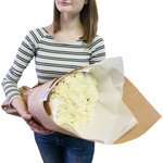 Букет из белых гвоздик в Санкт-Петербурге - Фотография 5 Букет из белых гвоздик в Санкт-Петербурге - Фотография 5