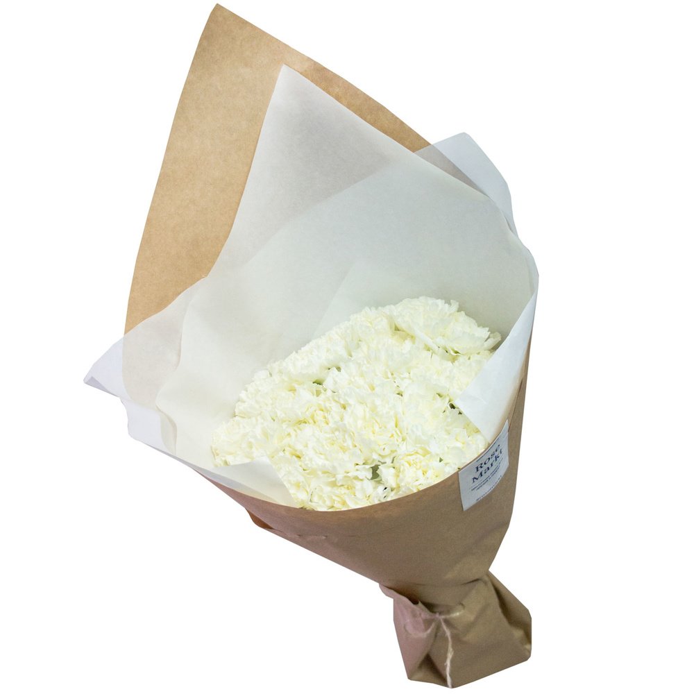 Белые гвоздики