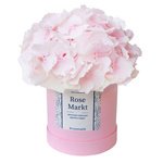 Нежно-розовая гортензия в шляпной коробке в Санкт-Петербурге - Фотография 2