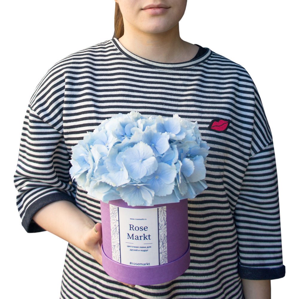 Помпон голубой