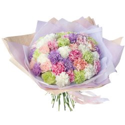 Букет «51 разноцветная гвоздика» Букет «51 разноцветная гвоздика»