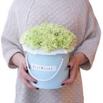 Мятные гвоздики в шляпной коробке в Санкт-Петербурге - Фотография 2