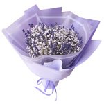  Модный букет из лаванды и гипсофилы в Санкт-Петербурге - Фотография 1