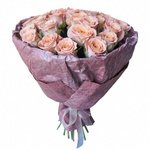 25 роз Капучино в дизайнерской упаковке в Санкт-Петербурге - Фотография 2