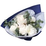 Купить пионы с эвкалиптом в яркой упаковке в Санкт-Петербурге - Фотография 3 Купить пионы с эвкалиптом в яркой упаковке в Санкт-Петербурге - Фотография 3