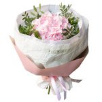 Розовая гортензия в упаковке в Санкт-Петербурге - Фотография 1