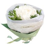 Белая гортензия в упаковке в Санкт-Петербурге - Фотография 1