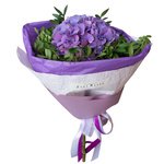 Фиолетовая гортензия в упаковке в Санкт-Петербурге - Фотография 1