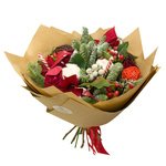 Оригинальный зимний цветок создаст праздничное настроение. - Фотография 1