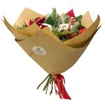 Оригинальный зимний цветок создаст праздничное настроение. - Фотография 2