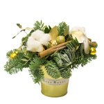 Новогодняя композиция со свечой и конфетами Ferrero Rocher в Санкт-Петербурге - Фотография 2