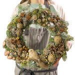 Купить лесной рождественский венок в Санкт-Петербурге - Фотография 1
