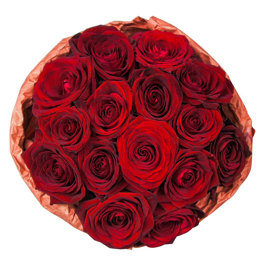 Для самой страстной: красные розы с коробкой конфет Рафаэлло