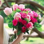 Букет из розовых роз и кустовых розовых роз с доставкой в Санкт-Петербурге - Фотография 2 Букет из розовых роз и кустовых розовых роз с доставкой в Санкт-Петербурге - Фотография 2