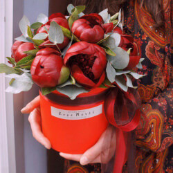 Букет из пионов Леди Гага Букет из пионов Леди Гага