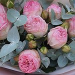 Букет пионовидная кустовая роза Брайдал Пиано в Санкт-Петербурге - Фотография 5