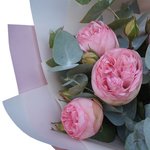 Букет пионовидная кустовая роза Брайдал Пиано в Санкт-Петербурге - Фотография 3