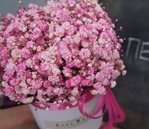 Розовая гипсофила в шляпной коробке в Санкт-Петербурге - Фотография 3