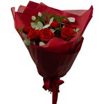 Букет 9 красных роз в Санкт-Петербурге - Фотография 3