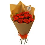 Букет 11 роз недорого с доставкой в Санкт-Петербурге - Фотография 6