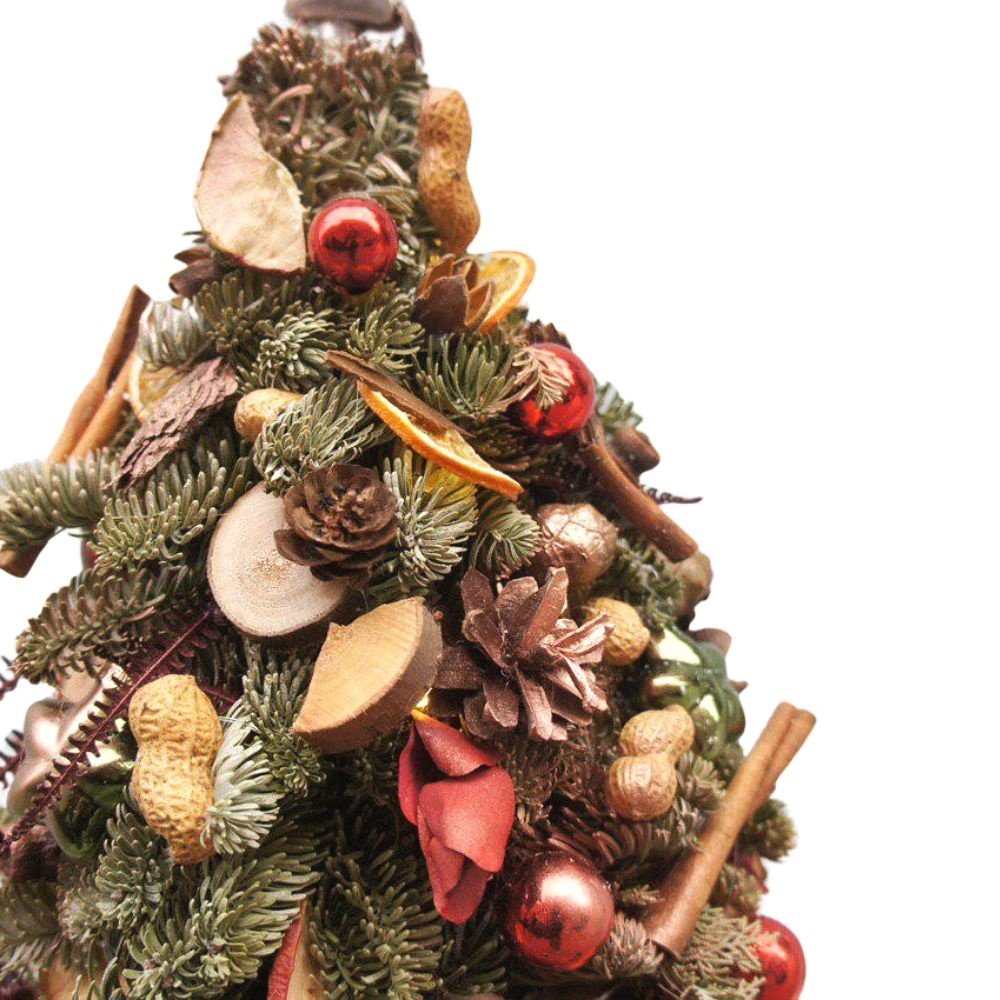 Ёлочка с корицей, орехами и яблоками