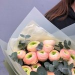 Букет персиковые ранункулюсы с доставкой в Санкт-Петербурге - Фотография 2