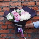 Букет розовых и белых пионов в Санкт-Петербурге - Фотография 2 Букет розовых и белых пионов в Санкт-Петербурге - Фотография 2