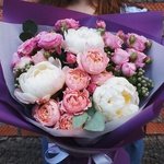 Букет из пионов и пионовидных роз в Санкт-Петербурге - Фотография 4