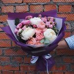 Букет из пионов и пионовидных роз в Санкт-Петербурге - Фотография 9